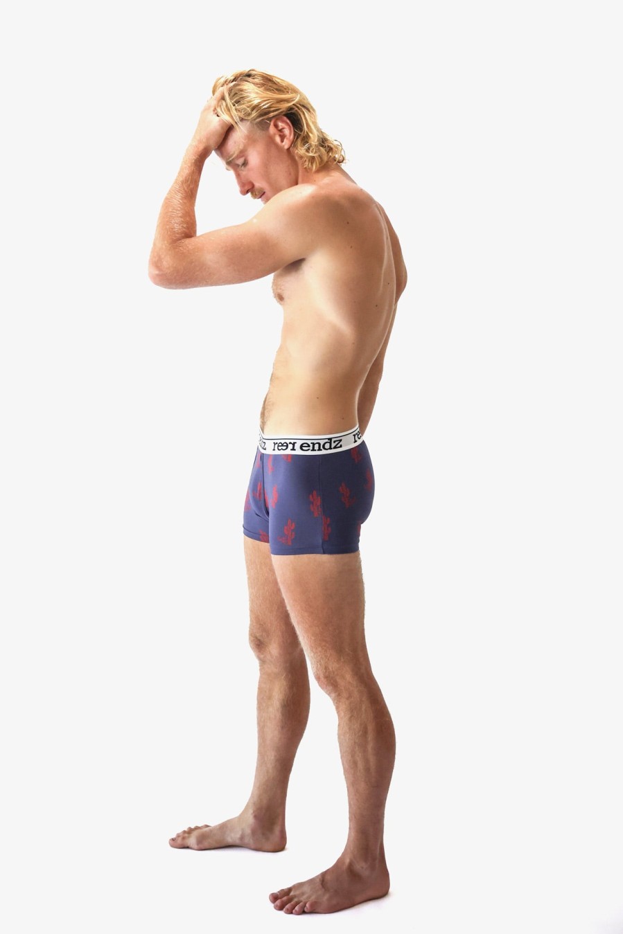 Shoes & Accessories Reer Endz Underwear | Reer Endz | Stranded Trunk Navy