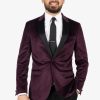 Suits Gibson Suit Jackets | Gibson | Solace Velvet Dinner Jacket Mahogany