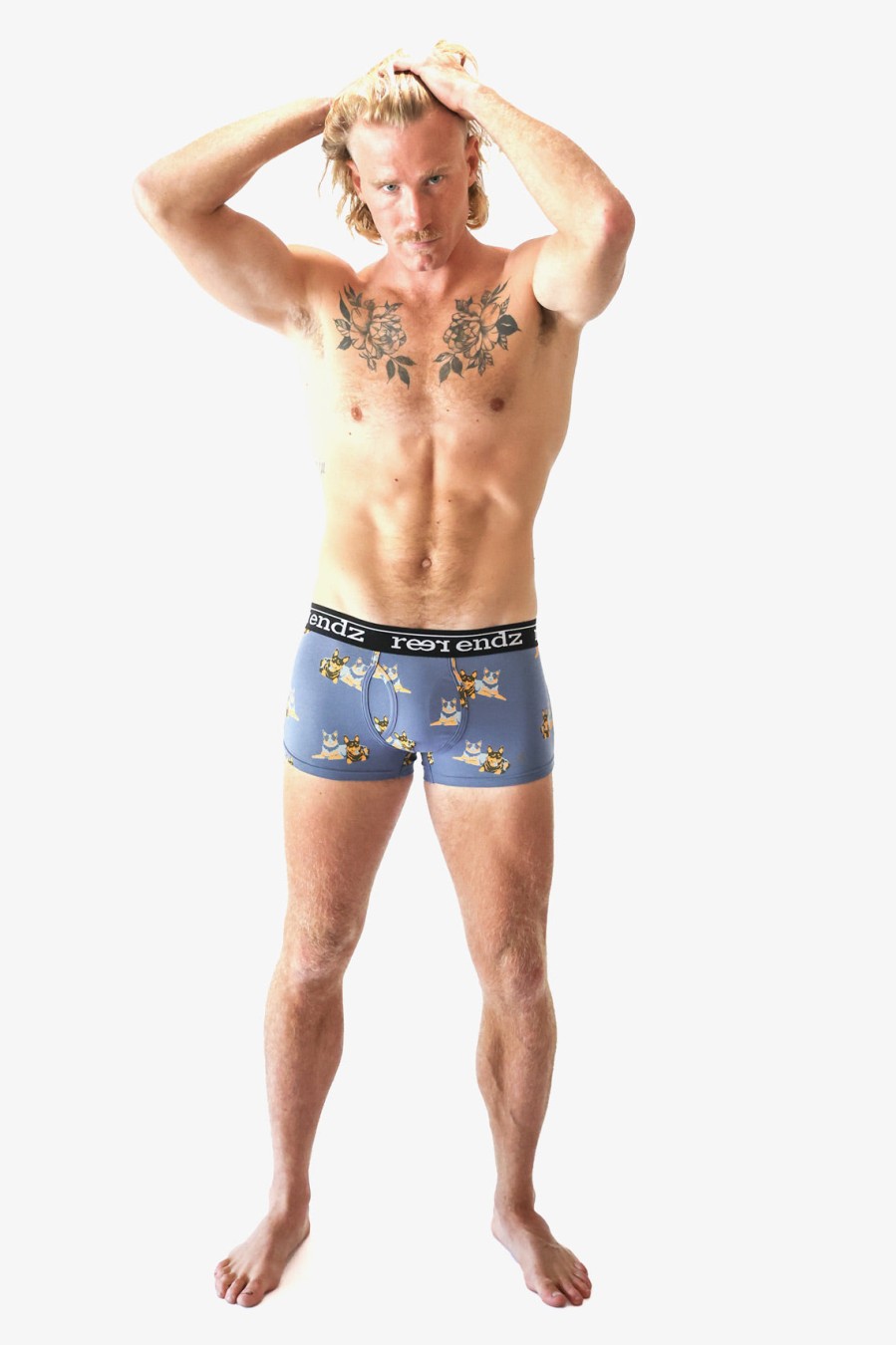 Shoes & Accessories Reer Endz Underwear | Reer Endz | Doggo Trunk Blue